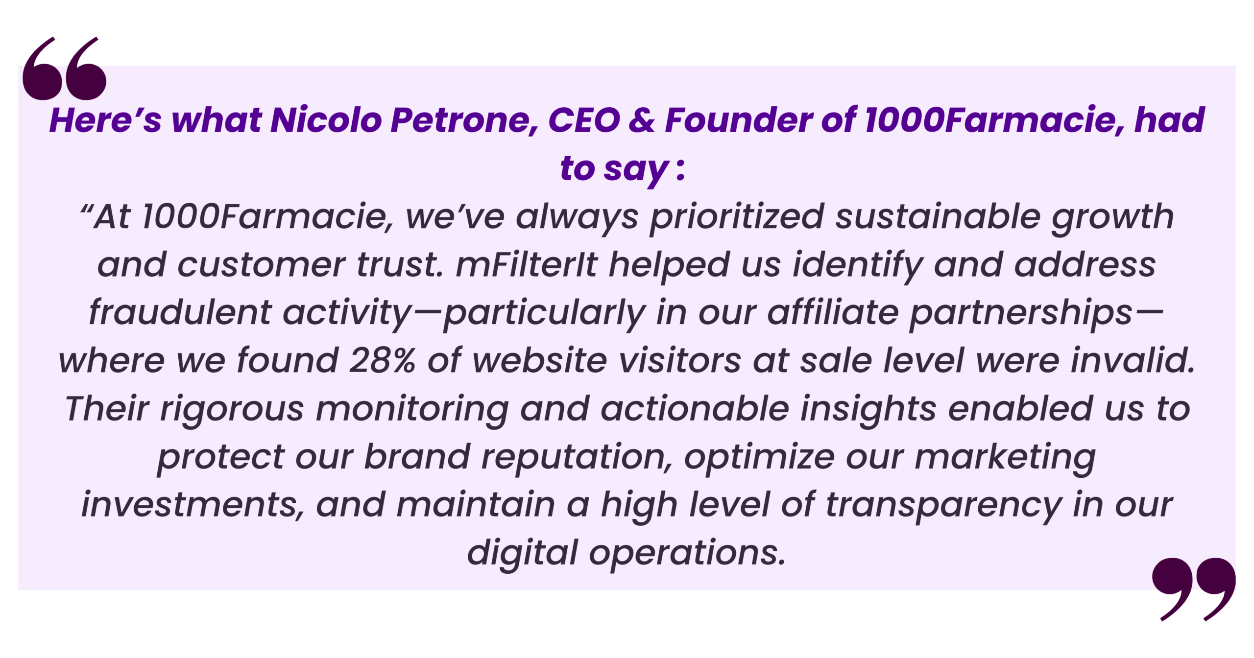 1000 Farmacie Feeback