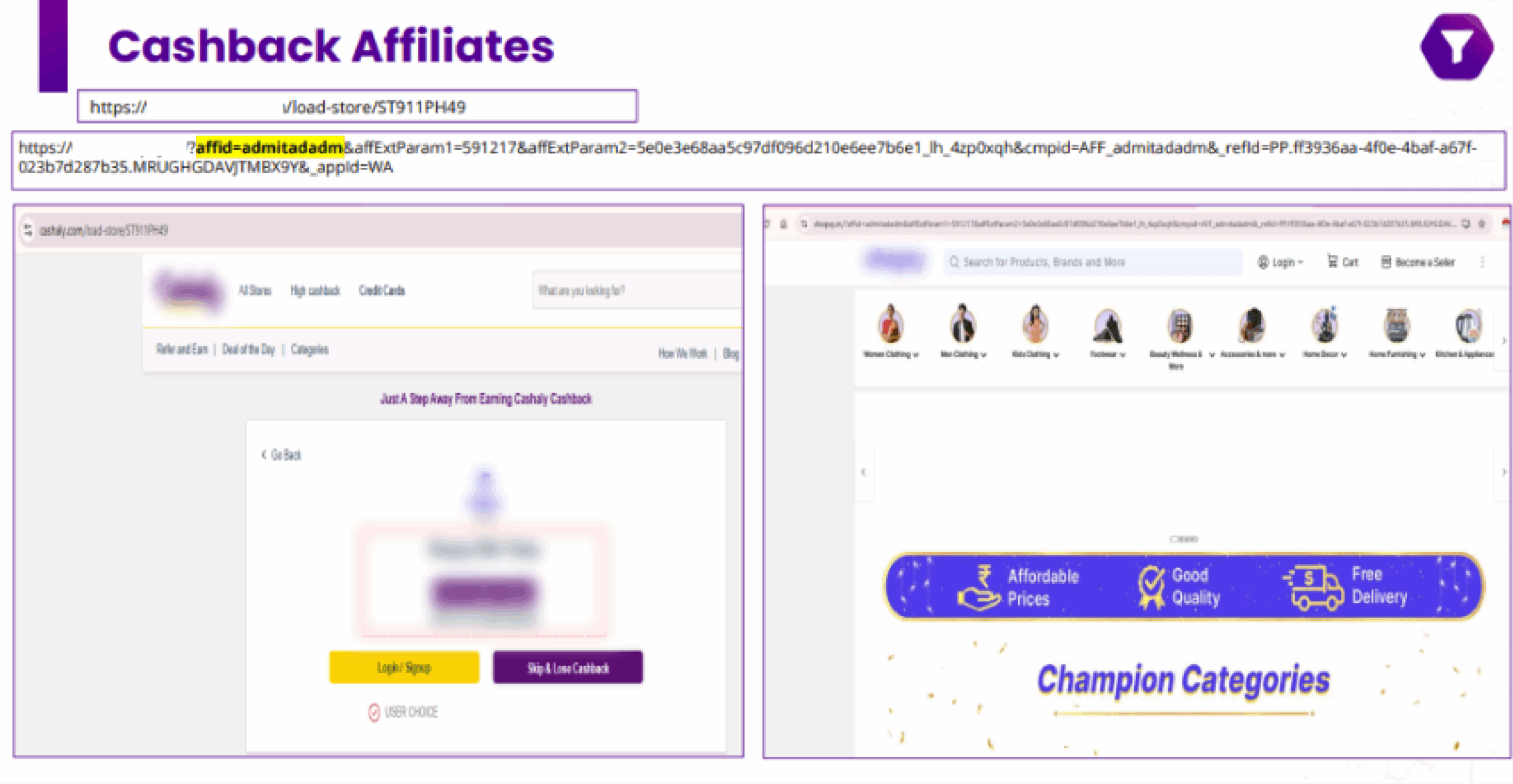 Cashback Affiliates as a common affliate fraud